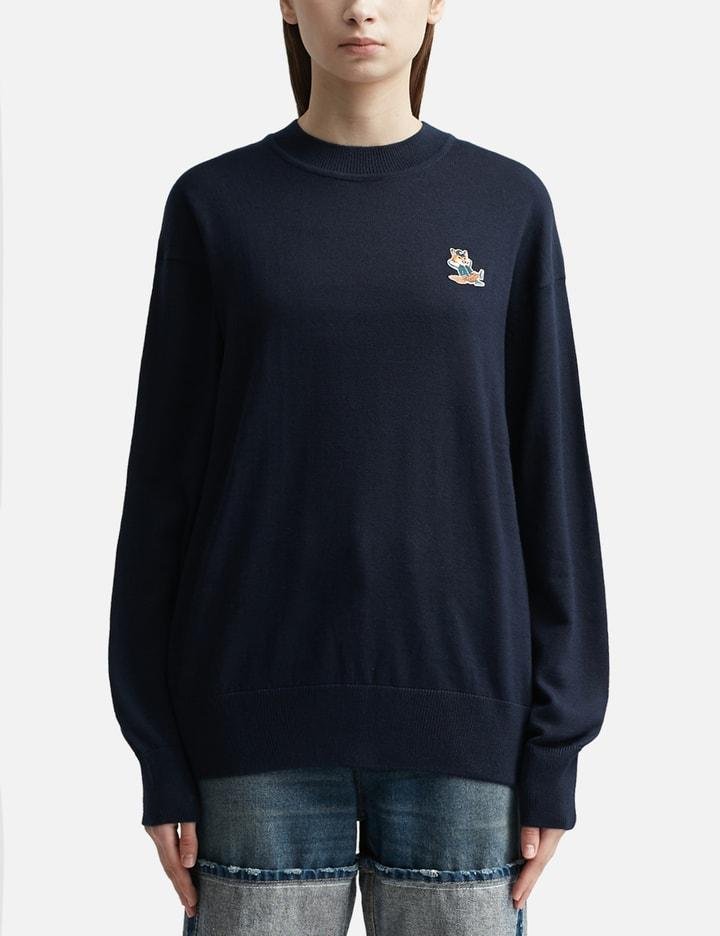 Dressed Fox Patch Relaxed Jumper by MAISON KITSUNE