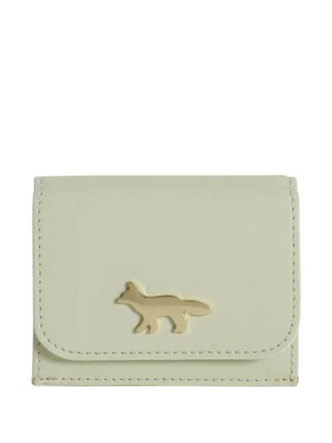 Eddie plaque trifold wallet by MAISON KITSUNE