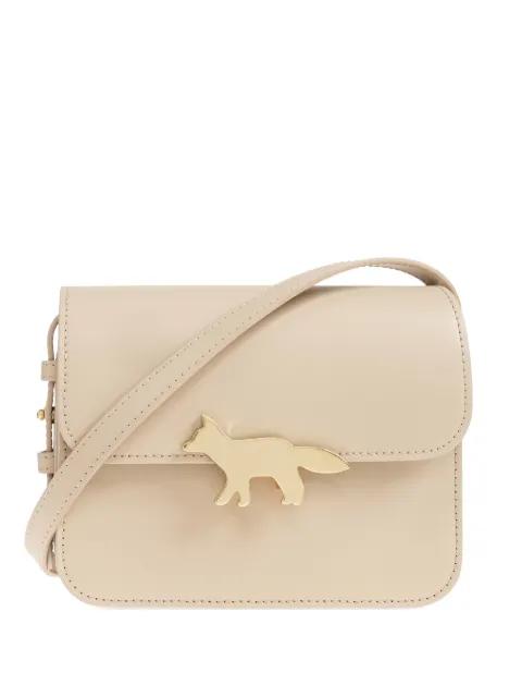 Edie fox-plaque shoulder bag by MAISON KITSUNE