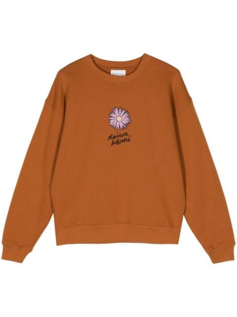 Floating Flower cotton sweatshirt by MAISON KITSUNE