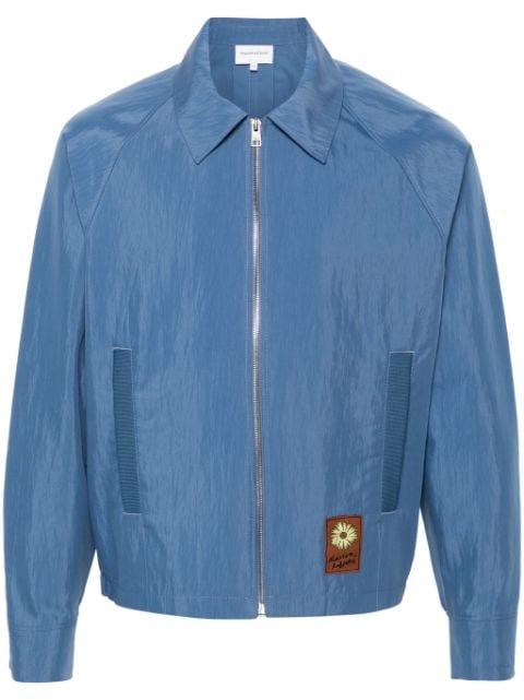 Floating Flower-patch bomber jacket by MAISON KITSUNE