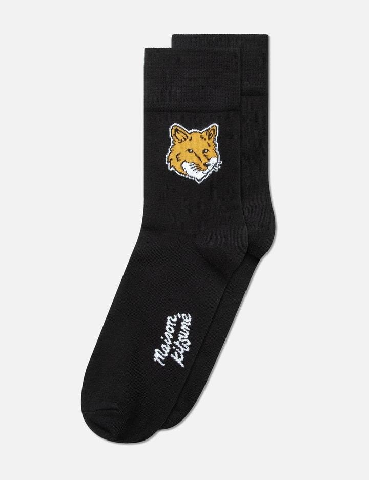 Fox Head Socks by MAISON KITSUNE