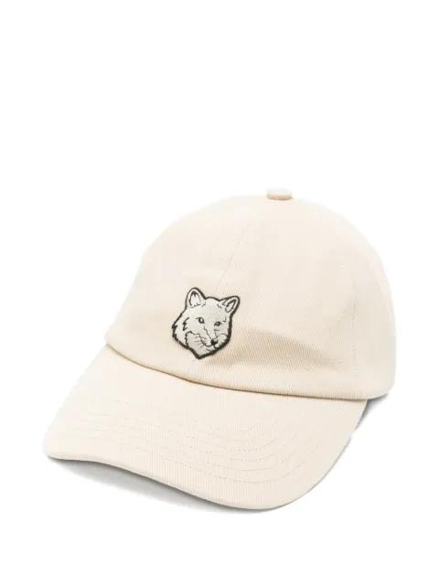 Fox Head baseball cap by MAISON KITSUNE
