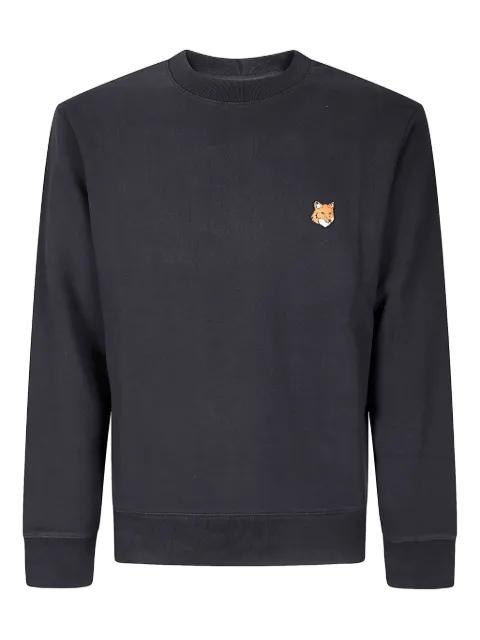 Fox Head-motif cotton sweatshirt by MAISON KITSUNE