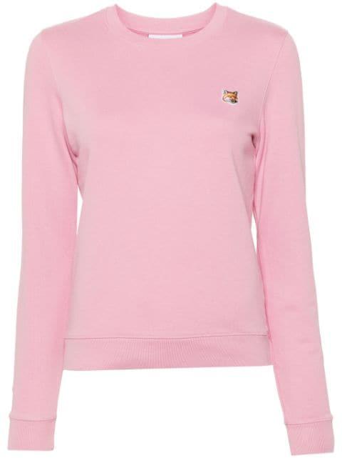 Fox Head-patch sweatshirt by MAISON KITSUNE