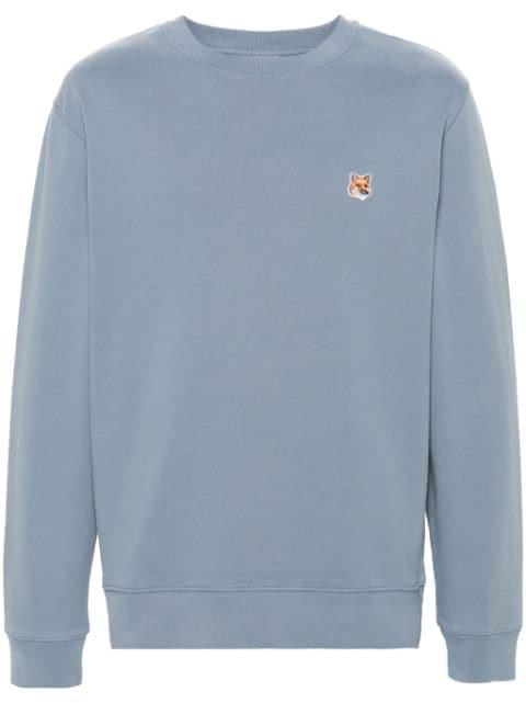 Fox Head-patch sweatshirt by MAISON KITSUNE