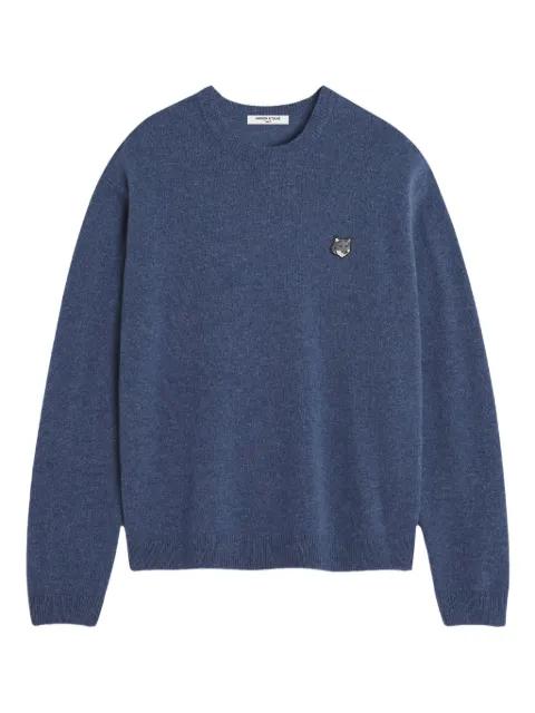 Fox Head wool sweater by MAISON KITSUNE