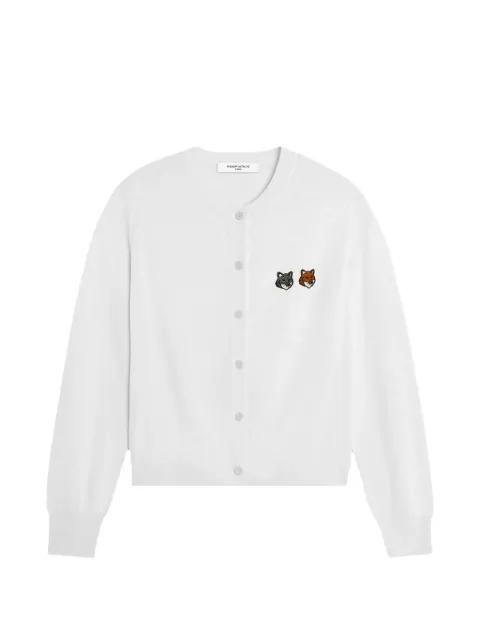 Fox-motif buttoned cardigan by MAISON KITSUNE