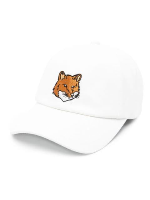 Fox-motif cotton hat by MAISON KITSUNE