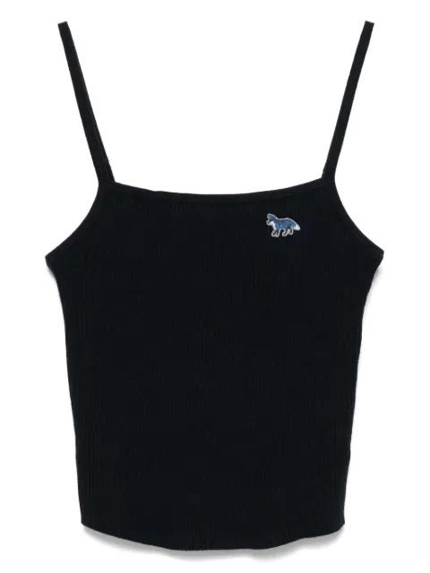 Fox-motif tank top by MAISON KITSUNE