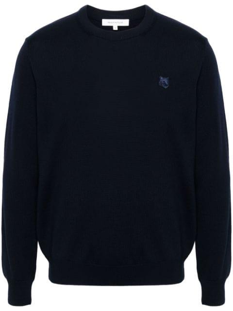 Fox-motif wool jumper by MAISON KITSUNE