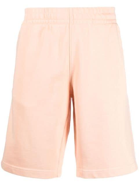 Fox-patch cotton shorts by MAISON KITSUNE