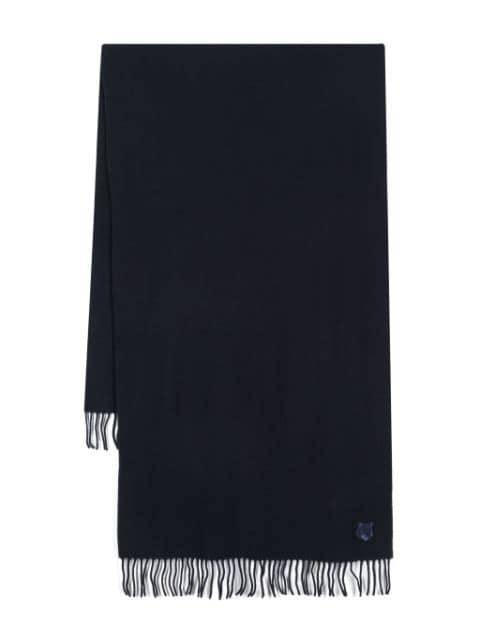 Fox-patch scarf by MAISON KITSUNE