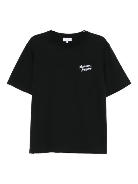 Handwriting Embroidered T-shirt by MAISON KITSUNE