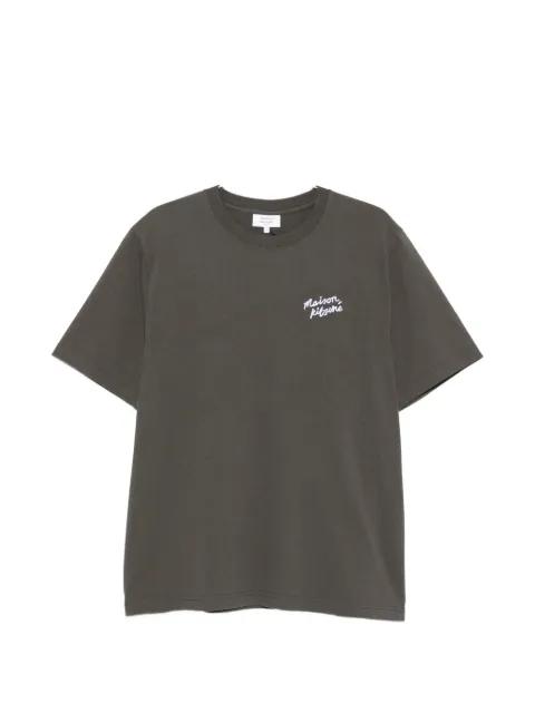 Handwriting logo-print T-shirt by MAISON KITSUNE