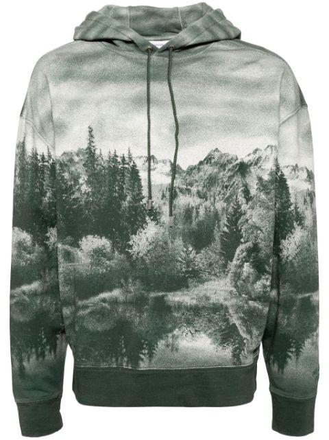 Landscape hoodie by MAISON KITSUNE