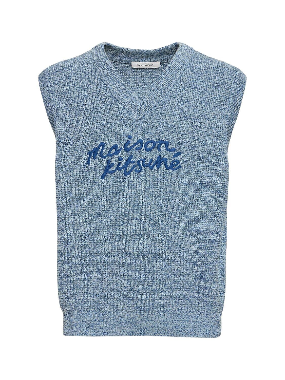 Maison Kitsuné Handwriting Oversize Vest by MAISON KITSUNE