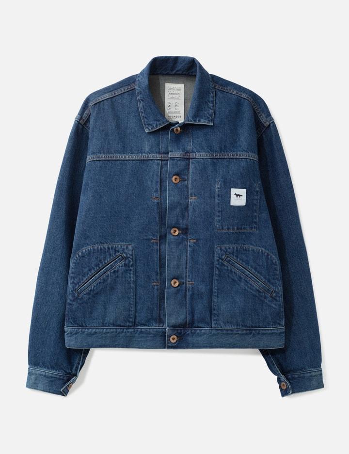 Maison Kitsuné X Kuro Selvedge Denim Jacket by MAISON KITSUNE