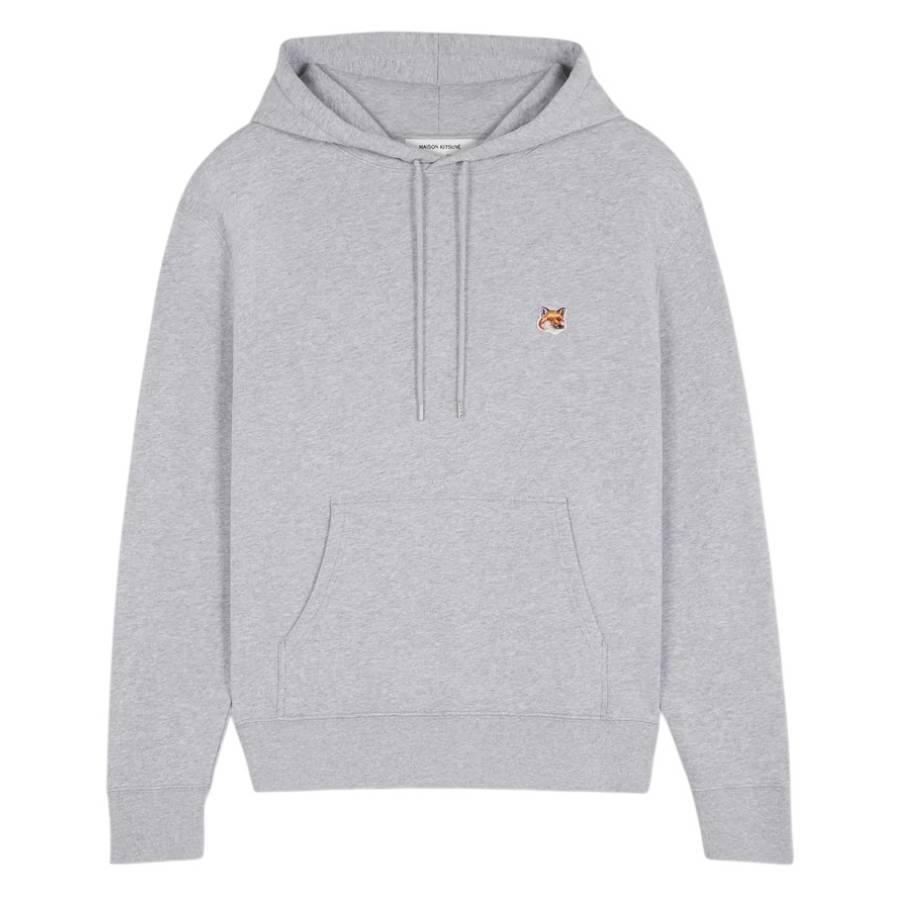 Maison Kitsune Fox Head Patch Regular Hoodie by MAISON KITSUNE