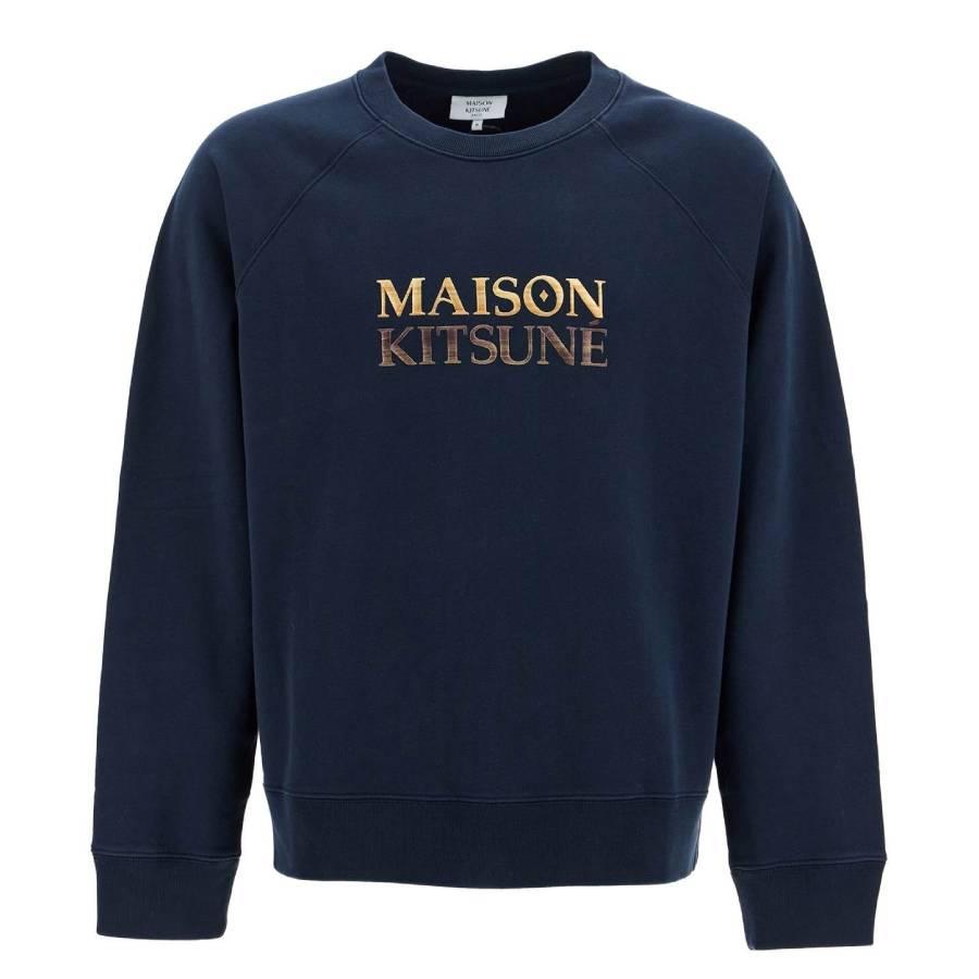 Maison Kitsune Gradient Logo Oversized Sweatshirt by MAISON KITSUNE