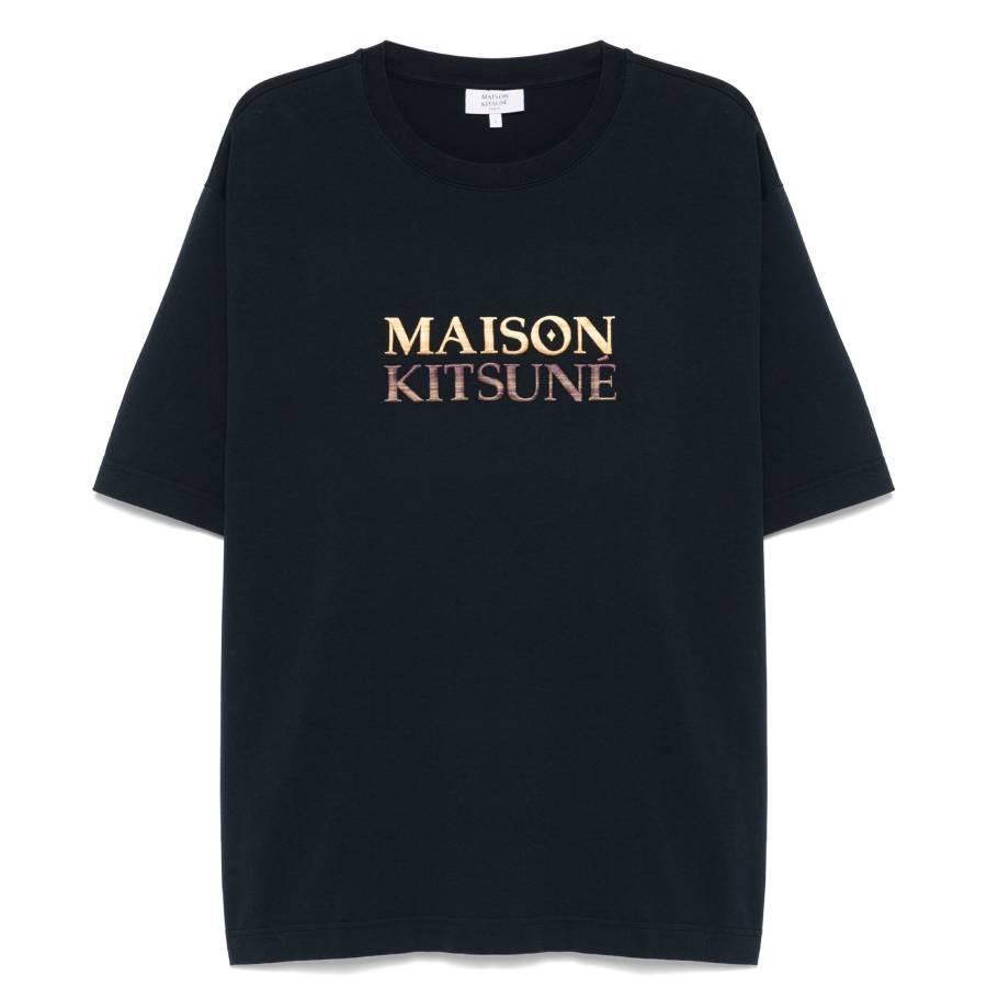 Maison Kitsune Gradient Logo Oversized T-Shirt by MAISON KITSUNE