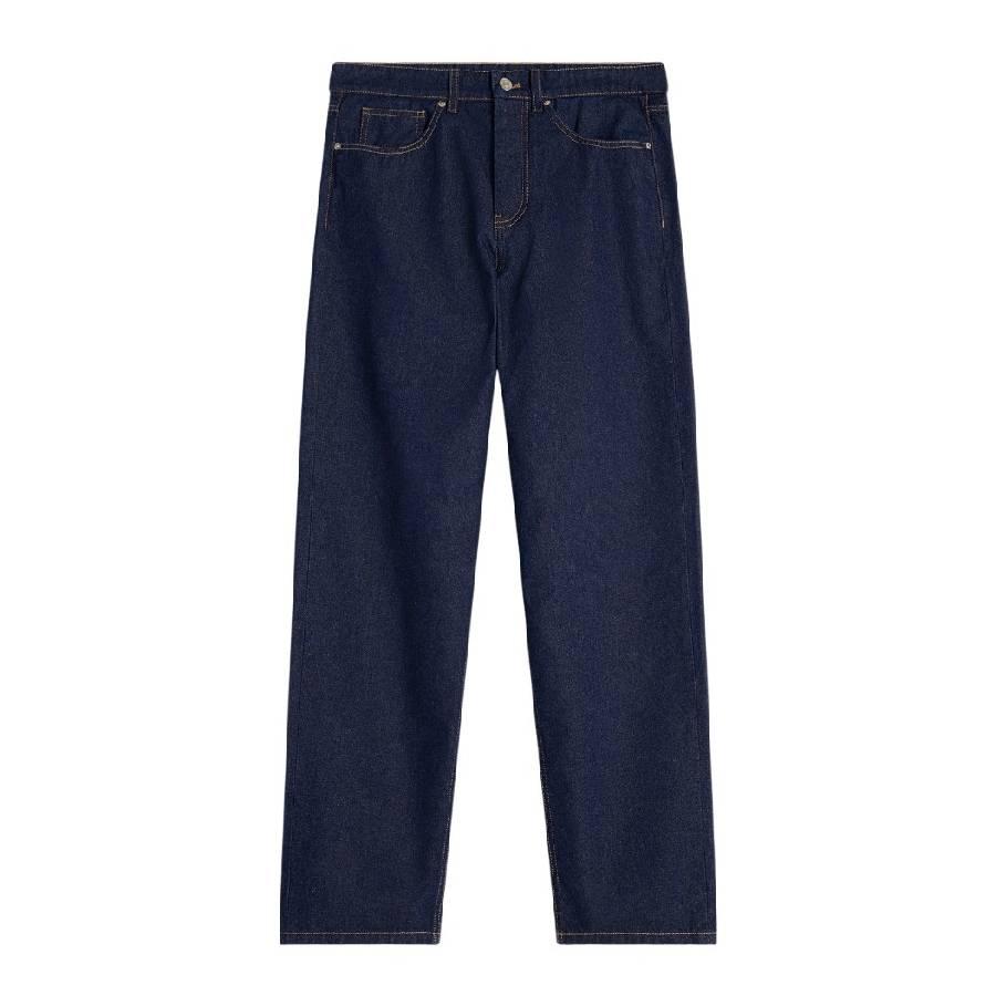 Maison Kitsune Straight Cut Denim Jeans by MAISON KITSUNE