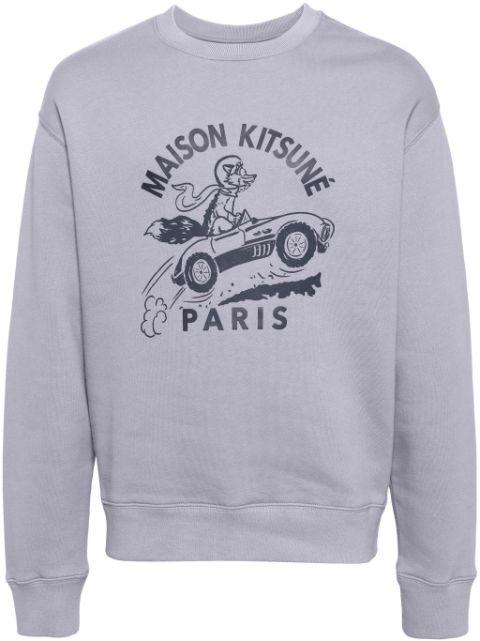 Racing Fox cotton sweatshirt by MAISON KITSUNE