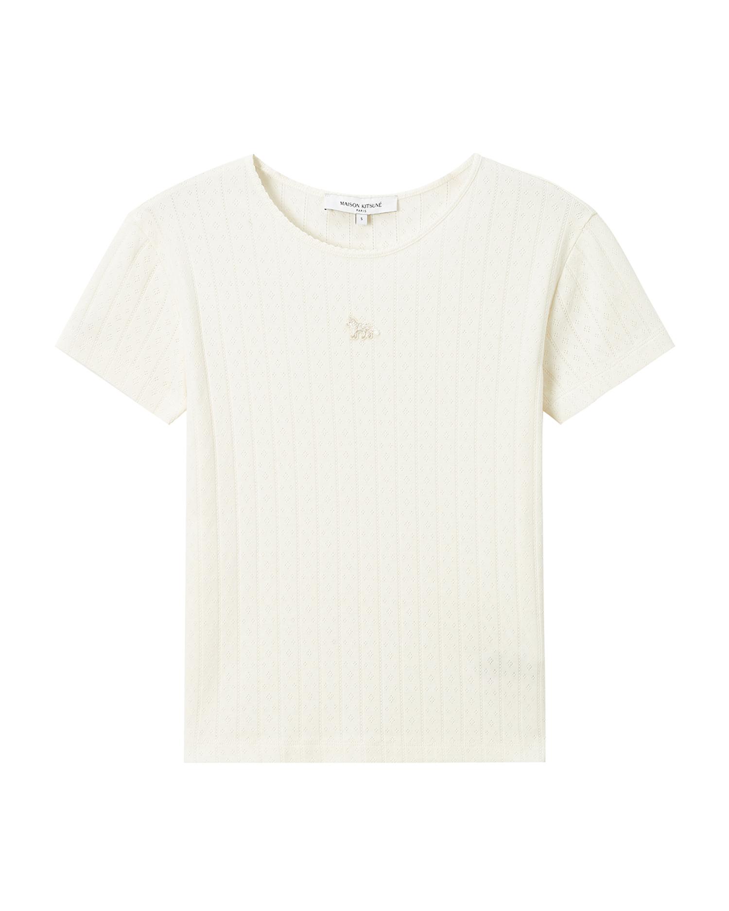Ribbed tee by MAISON KITSUNE