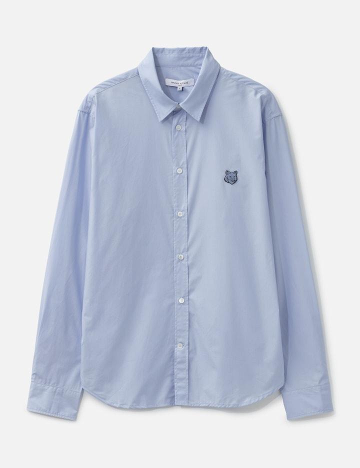 Tonal Fox Head Casual Shirt by MAISON KITSUNE