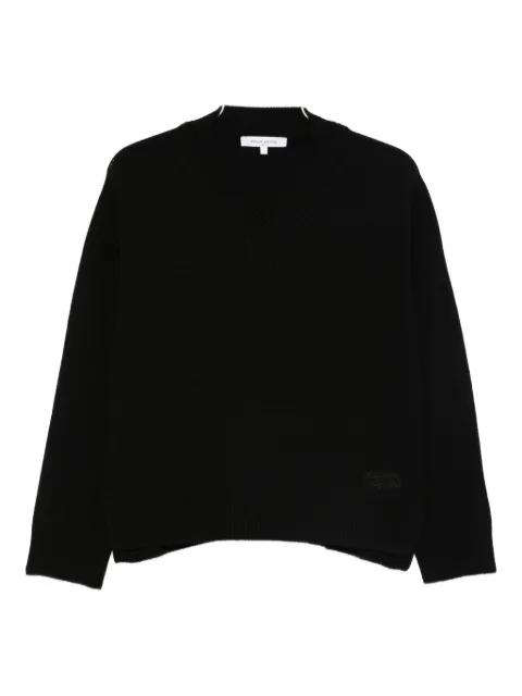 V-neck wool sweater by MAISON KITSUNE