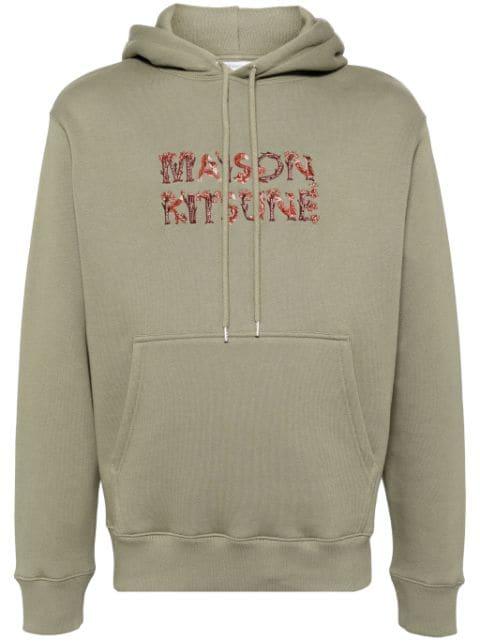 Woodland Alphabet hoodie by MAISON KITSUNE