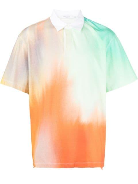 abstract-print polo shirt by MAISON KITSUNE