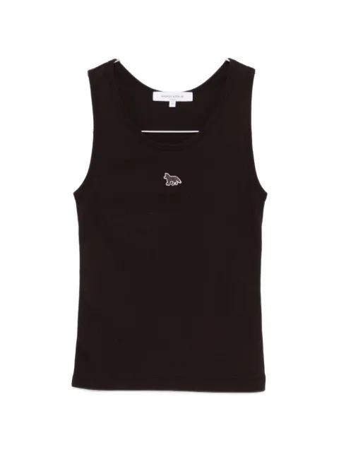 appliqué top by MAISON KITSUNE