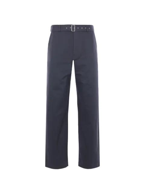 belt-fastening trousers by MAISON KITSUNE