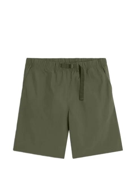 belted logo-print shorts by MAISON KITSUNE