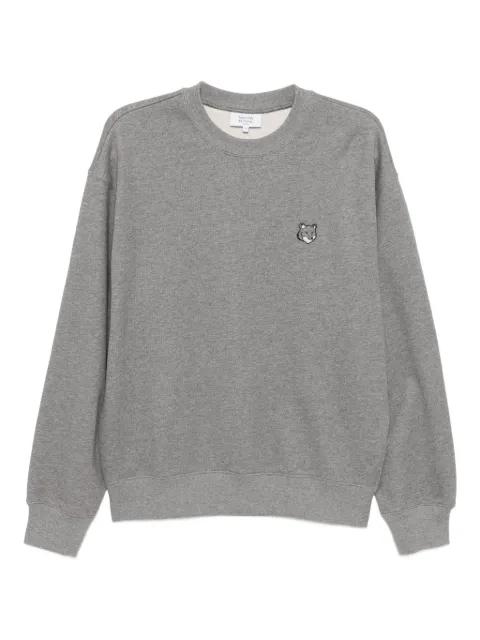 bold fox head patch sweatshirt by MAISON KITSUNE