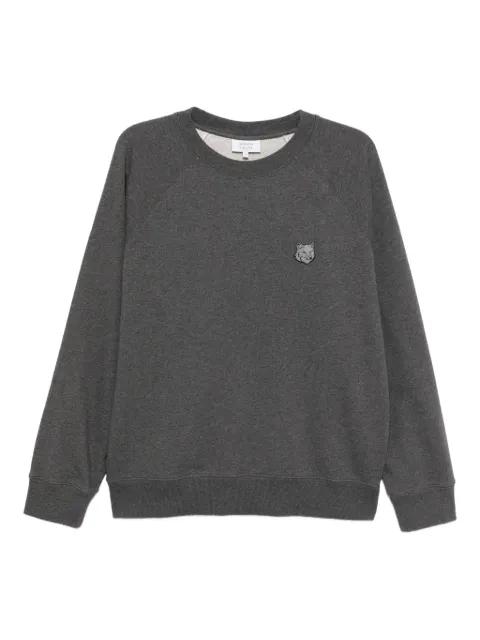 bold fox head patch sweatshirt by MAISON KITSUNE