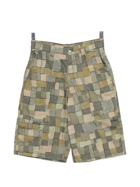 checked shorts by MAISON KITSUNE
