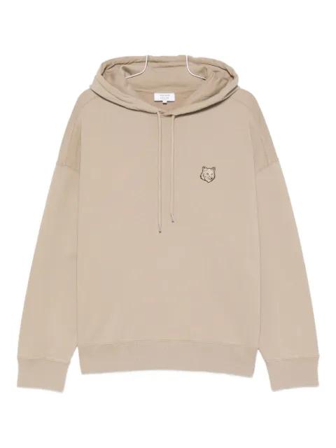 drawstring fox-motif hoodie by MAISON KITSUNE