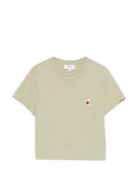 embroidered T-shirt by MAISON KITSUNE