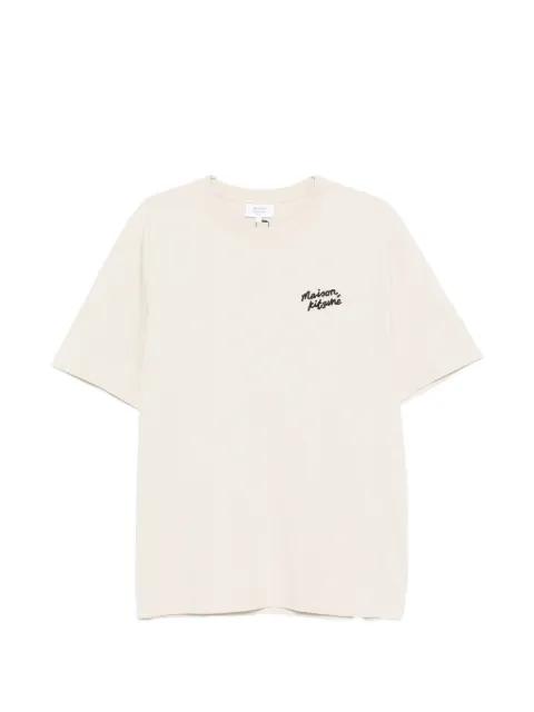 embroidered-logo T-shirt by MAISON KITSUNE