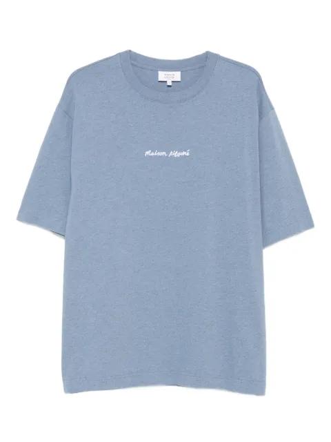 embroidered-logo cotton T-shirt by MAISON KITSUNE
