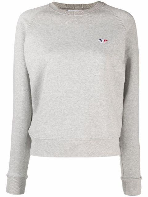 embroidered-logo jumper by MAISON KITSUNE