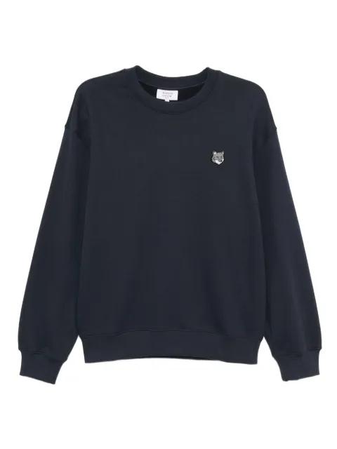 embroidered-logo patch sweatshirt by MAISON KITSUNE