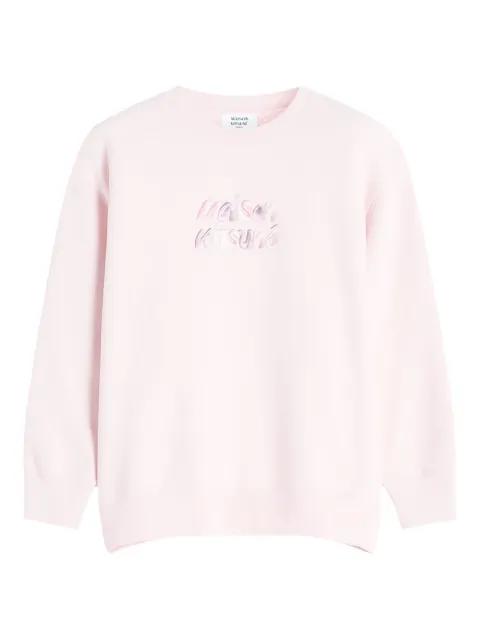 embroidered-logo sweatshirt by MAISON KITSUNE
