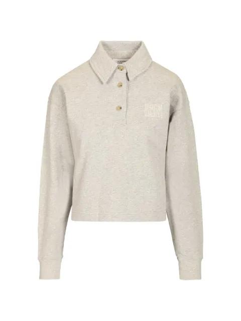 embroidered polo knitwear by MAISON KITSUNE