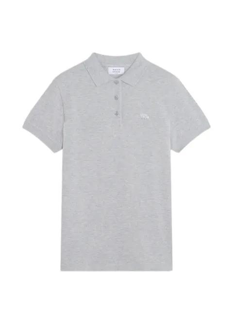 embroidered polo shirt by MAISON KITSUNE