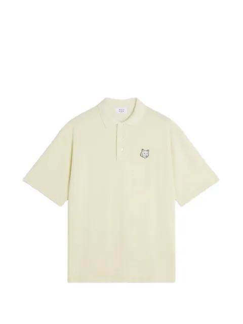 embroidered polo shirt by MAISON KITSUNE