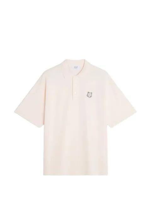 embroidered polo shirt by MAISON KITSUNE