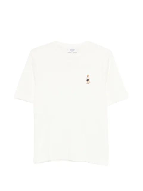 embroidery T-shirt by MAISON KITSUNE